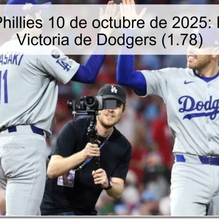Dodgers vs Phillies 10 de octubre de 2025: Pronóstico — Victoria de Dodgers (1.78)