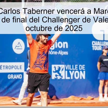 Predicción: Carlos Taberner vencerá a Marco Trungelliti en el cuarto de final del Challenger de Valencia – 10 de octubre de 2025