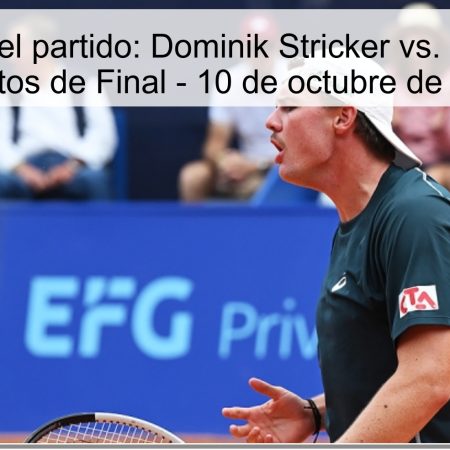 Predicción del partido: Dominik Stricker vs. Matej Dodig, Cuartos de Final – 10 de octubre de 2025