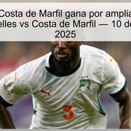 Predicción: Costa de Marfil gana por amplia diferencia | Islas Seychelles vs Costa de Marfil — 10 de octubre de 2025
