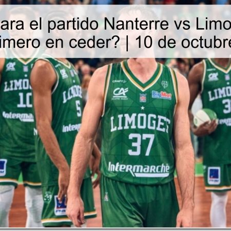 Predicción para el partido Nanterre vs Limoges: ¿Quién será el primero en ceder? | 10 de octubre de 2025
