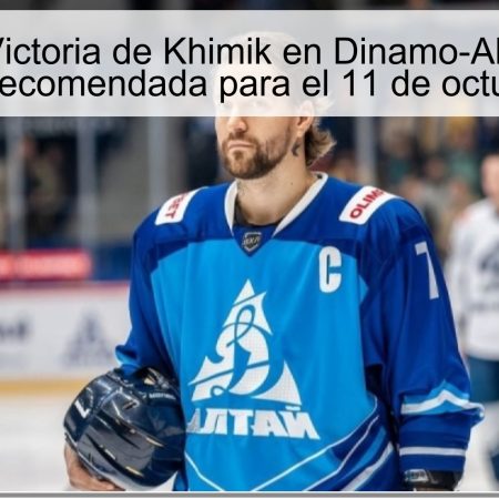 Predicción: Victoria de Khimik en Dinamo-Altaí vs Khimik — Apuesta recomendada para el 11 de octubre de 2025