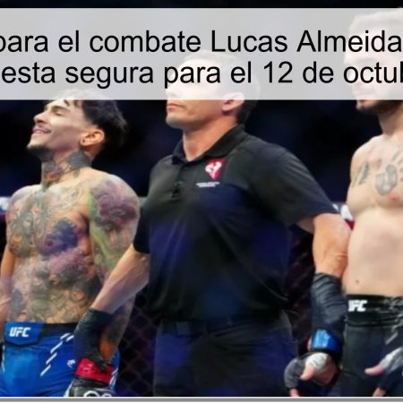 Predicción para el combate Lucas Almeida vs. Michael Aswell: Apuesta segura para el 12 de octubre de 2025
