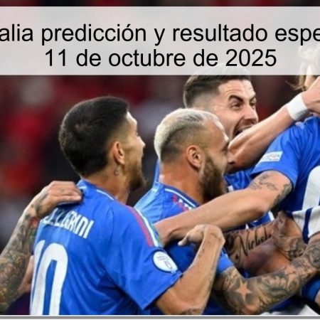 Estonia vs Italia predicción y resultado esperado para el 11 de octubre de 2025