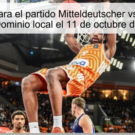 Predicción para el partido Mitteldeutscher vs Ratiopharm Ulm: ¿Dominio local el 11 de octubre de 2025?