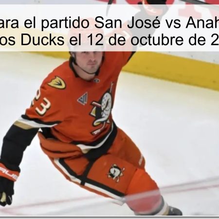Predicción para el partido San José vs Anaheim: Victoria de los Ducks el 12 de octubre de 2025