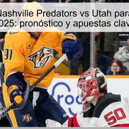 Predicción Nashville Predators vs Utah para 12 octubre 2025: pronóstico y apuestas clave
