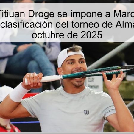 Predicción: Titiuan Droge se impone a Marco Topo en el final de la clasificación del torneo de Almatý – 12 de octubre de 2025