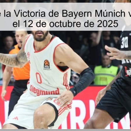 Predicción de la Victoria de Bayern Múnich vs Bamberger el 12 de octubre de 2025