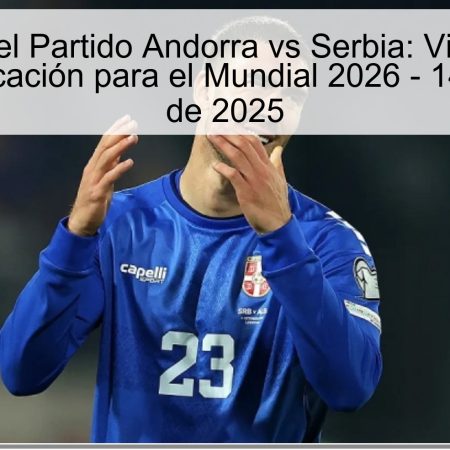 Predicción del Partido Andorra vs Serbia: Victoria Serbia en la Clasificación para el Mundial 2026 – 14 de octubre de 2025