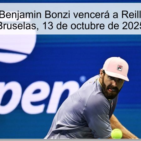 Predicción: Benjamin Bonzi vencerá a Reilly Opelka en Bruselas, 13 de octubre de 2025