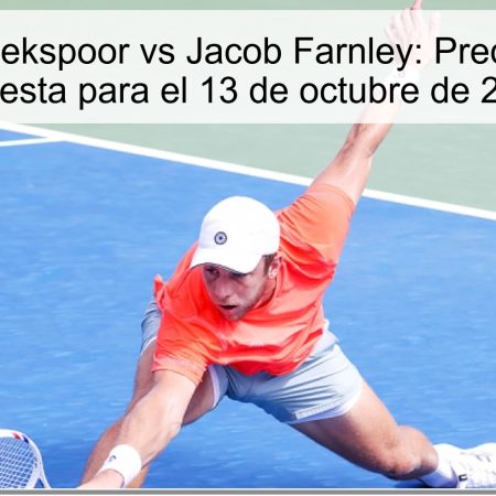Tallon Griekspoor vs Jacob Farnley: Predicción de Apuesta para el 13 de octubre de 2025