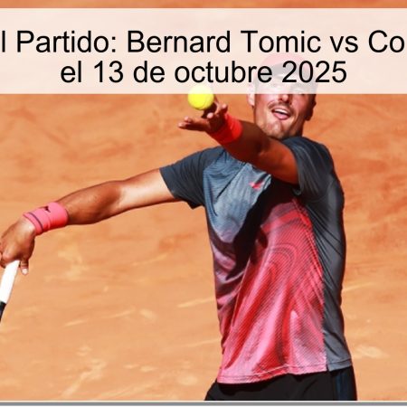 Predicción del Partido: Bernard Tomic vs Corentin Moutet, el 13 de octubre 2025