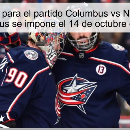 Predicción para el partido Columbus vs New Jersey: Columbus se impone el 14 de octubre de 2025