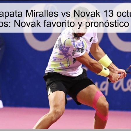 Predicción Zapata Miralles vs Novak 13 octubre 2025 en Hersonissos: Novak favorito y pronóstico de victoria