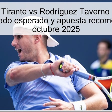 Predicción Tirante vs Rodríguez Taverno en Curitiba 2025: resultado esperado y apuesta recomendada – 13 octubre 2025