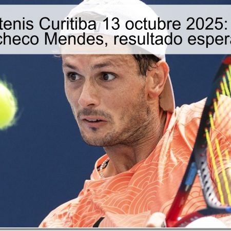Predicción tenis Curitiba 13 octubre 2025: Ficovich vs Pacheco Mendes, resultado esperado