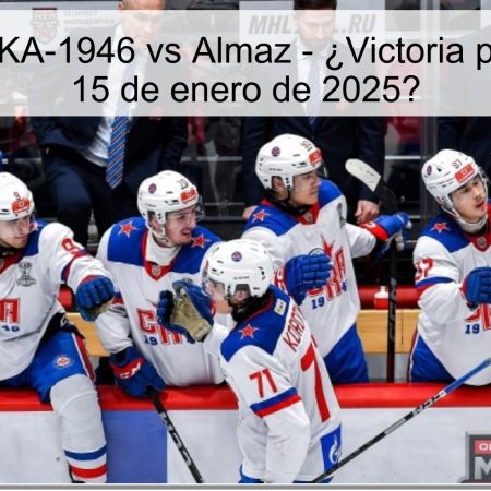 Predicción: SKA-1946 vs Almaz – ¿Victoria para el local el 15 de enero de 2025?