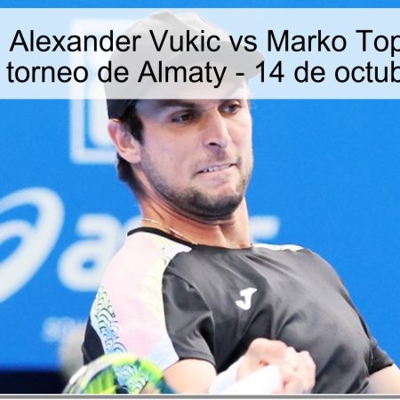 Predicción de Alexander Vukic vs Marko Topo: Victoria de Vukic en el torneo de Almaty – 14 de octubre de 2025