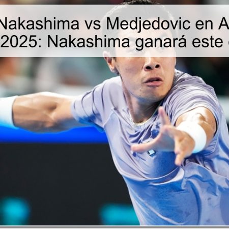 Predicción Nakashima vs Medjedovic en Almaty 14 de octubre de 2025: Nakashima ganará este duelo clave