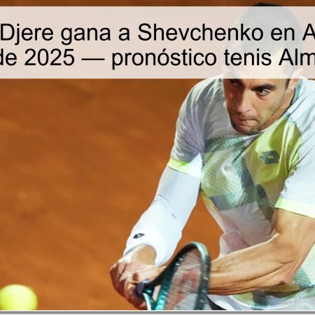 Predicción: Djere gana a Shevchenko en Almaty 14 de octubre de 2025 — pronóstico tenis Almaty 2025