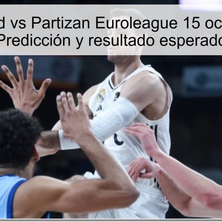 Real Madrid vs Partizan Euroleague 15 octubre 2025: Predicción y resultado esperado
