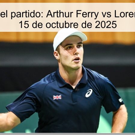 Predicción del partido: Arthur Ferry vs Lorenzo Sonego, 15 de octubre de 2025