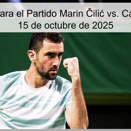 Predicción para el Partido Marin Čilić vs. Casper Ruud – 15 de octubre de 2025