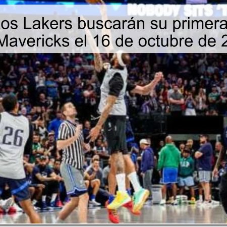 Predicción: Los Lakers buscarán su primera victoria ante los Mavericks el 16 de octubre de 2025