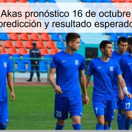 Taraz vs Akas pronóstico 16 de octubre de 2025: predicción y resultado esperado