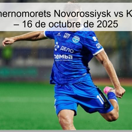 Predicción Chernomorets Novorossiysk vs Kuban-Holding – 16 de octubre de 2025
