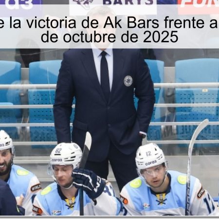 Predicción de la victoria de Ak Bars frente a Siberia el 16 de octubre de 2025