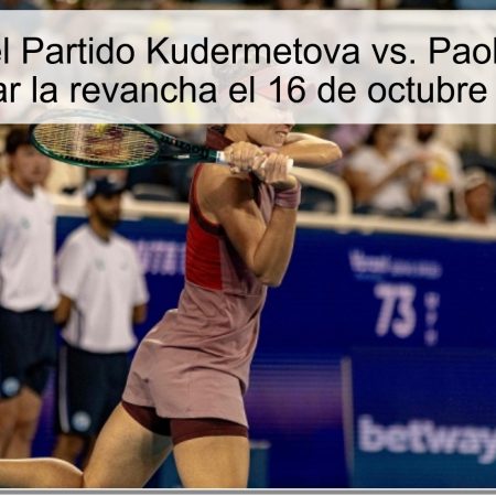 Predicción del Partido Kudermetova vs. Paolini: ¿Podrá la rusa lograr la revancha el 16 de octubre de 2025?