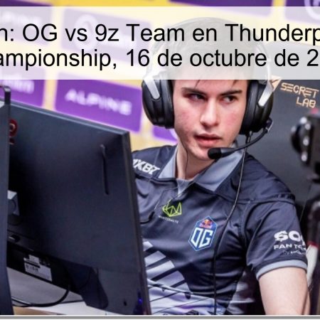 Predicción: OG vs 9z Team en Thunderpick World Championship, 16 de octubre de 2025