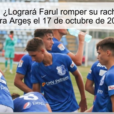Predicción: ¿Logrará Farul romper su racha negativa contra Argeș el 17 de octubre de 2025?
