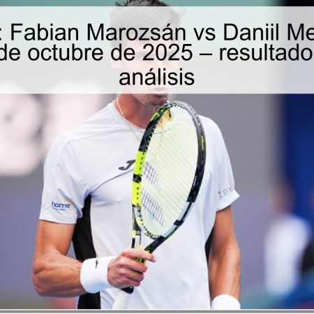Predicción: Fabian Marozsán vs Daniil Medvedev en Almaty, 17 de octubre de 2025 – resultado esperado y análisis