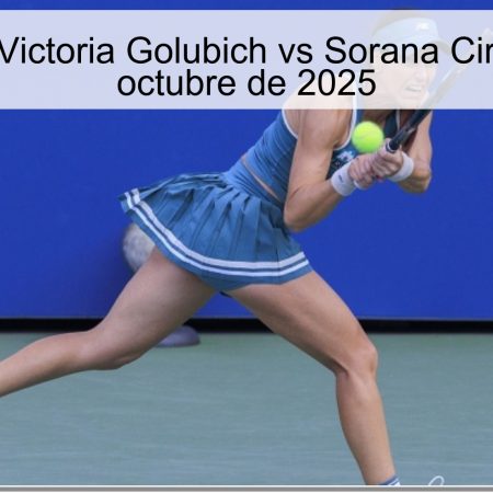 Predicción: Victoria Golubich vs Sorana Cirstea – 17 de octubre de 2025