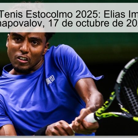 Predicción Tenis Estocolmo 2025: Elias Imer vs Denis Shapovalov, 17 de octubre de 2025