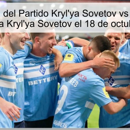 Predicción del Partido Kryl’ya Sovetov vs Orenburg: Victoria para Kryl’ya Sovetov el 18 de octubre de 2025