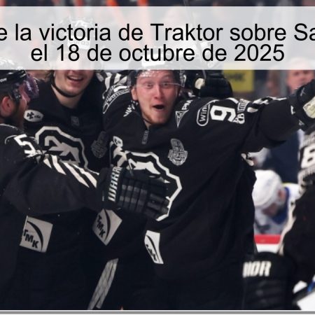 Predicción de la victoria de Traktor sobre Salavat Yulaev el 18 de octubre de 2025