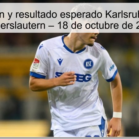 Predicción y resultado esperado Karlsruher SC vs Kaiserslautern – 18 de octubre de 2025