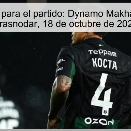 Predicción para el partido: Dynamo Makhachkala vs. Krasnodar, 18 de octubre de 2025