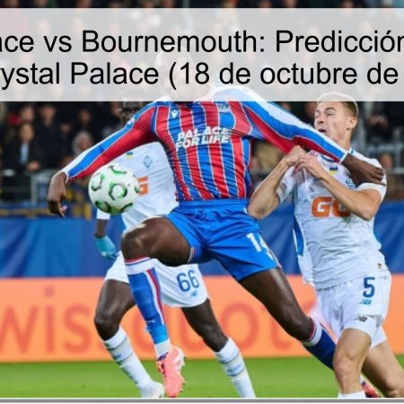 Crystal Palace vs Bournemouth: Predicción de Victoria del Crystal Palace (18 de octubre de 2025)