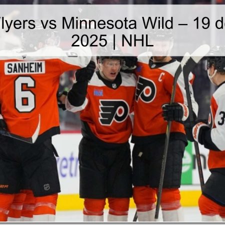 Predicción Flyers vs Minnesota Wild – 19 de octubre de 2025 | NHL