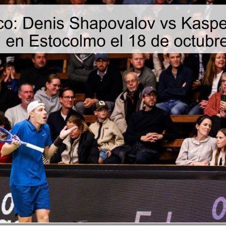 Pronóstico: Denis Shapovalov vs Kasper Ruud – Semifinal en Estocolmo el 18 de octubre de 2025