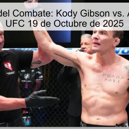 Predicción del Combate: Kody Gibson vs. Aori Kileng – UFC 19 de Octubre de 2025