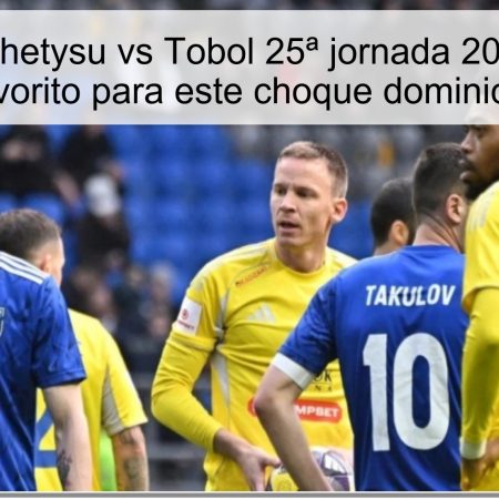 Predicción Zhetysu vs Tobol 25ª jornada 2025: Tobol es favorito para este choque dominical