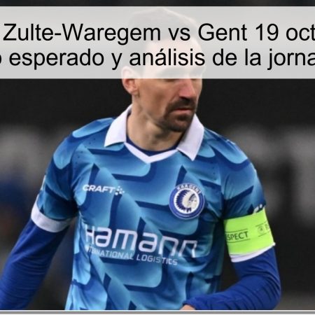 Predicción Zulte-Waregem vs Gent 19 octubre 2025: resultado esperado y análisis de la jornada belga