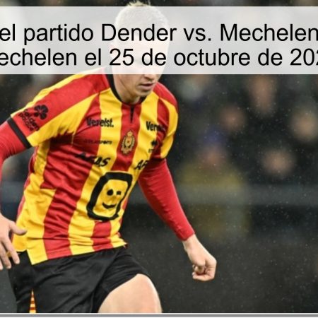 Predicción del partido Dender vs. Mechelen: Victoria del Mechelen el 25 de octubre de 2025