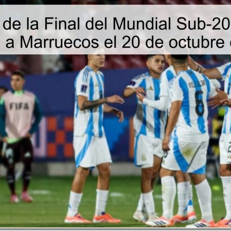 Predicción de la Final del Mundial Sub-20: Argentina vencerá a Marruecos el 20 de octubre de 2025